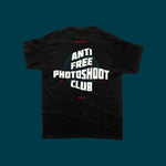 LIMITED BLACK 'ANTI FREE PHOTOSHOOT CLUB' TEE + FREE 35MM FILM LOOK PRESET PACK